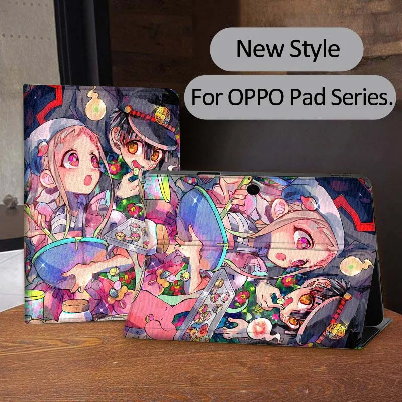 

H-Hanako kuns Anime Art Tablet Case For OPPO Pad 2 3 4 11 SE X Air 2 Neo Pro 12.1 10.36 11 11.4 13.2 Inch