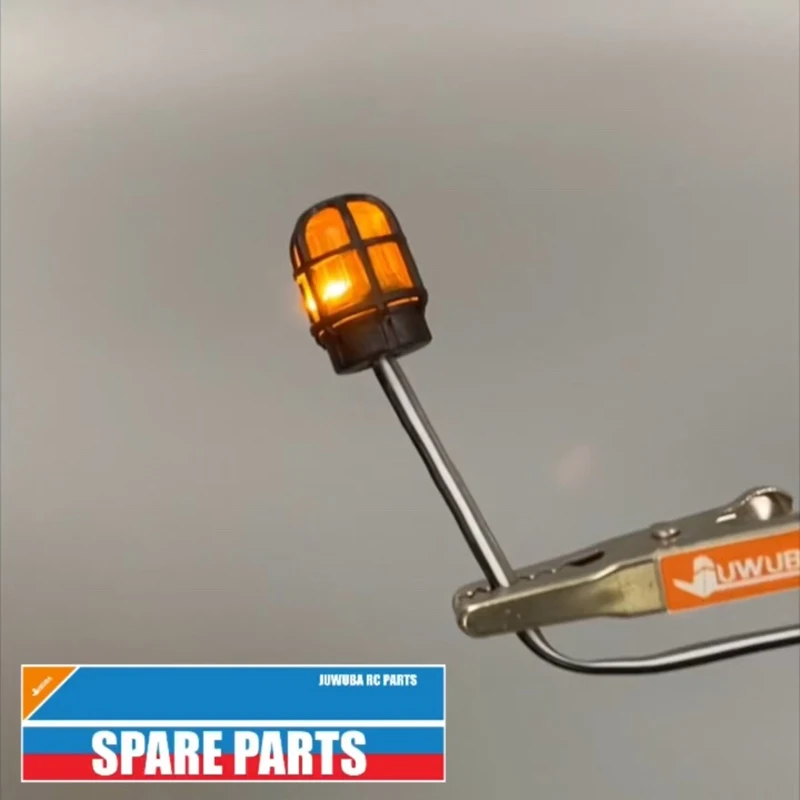 RC Car Warning Light 360 Degree Rotating Engineering Lamp for 1/14 Tamiya RC Truck Tipper Excavator SCANIA 770S VOLVO MAN