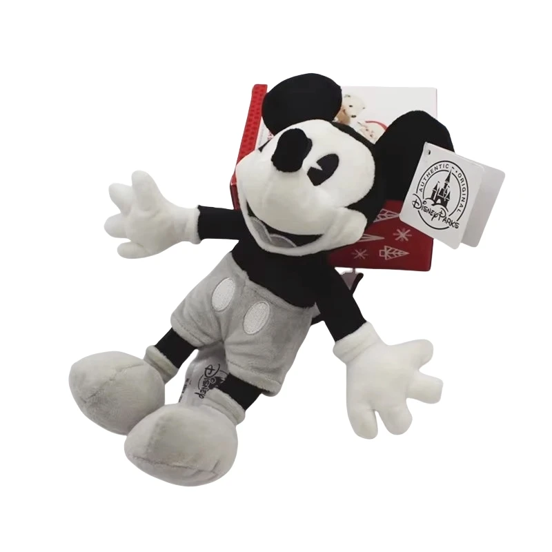 

1piece Disney Classic Vintage Mickey Mouse Plush Toys mickey mouse Stuffed Soft Doll best Birthday Gift