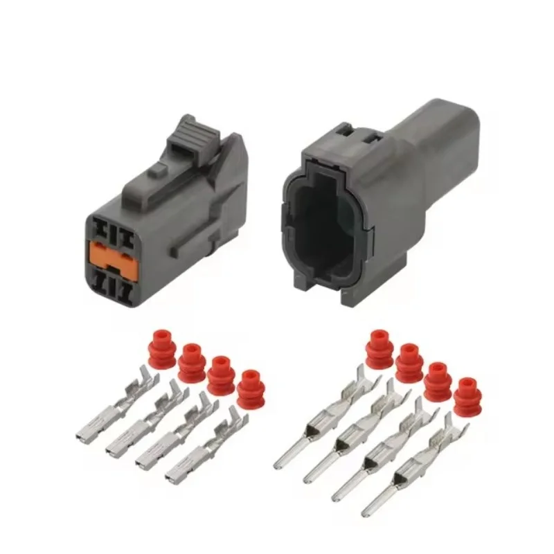 

1-20 Set 4 Ways Starter PB011-04327 PB015-04320 Car Electrical Socket 7222-7740-40 7123-7740-40 Automobile Sealed Wire Connector