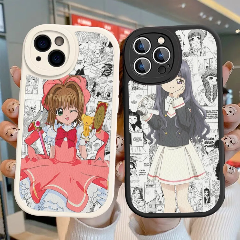 

CardCaptor Sakura Anime Phone Case Hard Leather For IPhone 14 13 12 Mini 11 14 Pro Max Xs X Xr 7 8 Plus Fundas