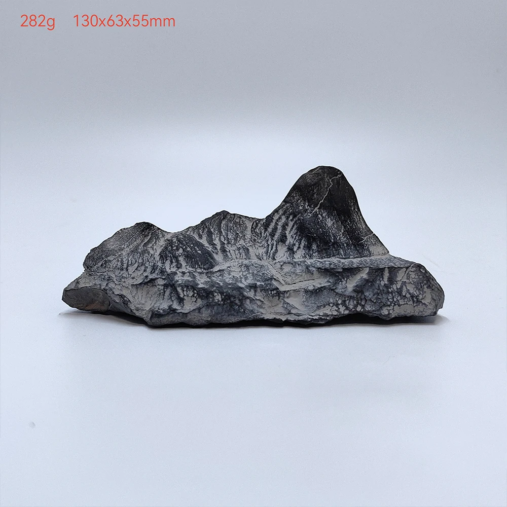 

Natural Stone 수석 Suiseki Decoration Home Natural Precision Rock "Snowy Mountain" Asian Natural Stone Rough Stone Meditation