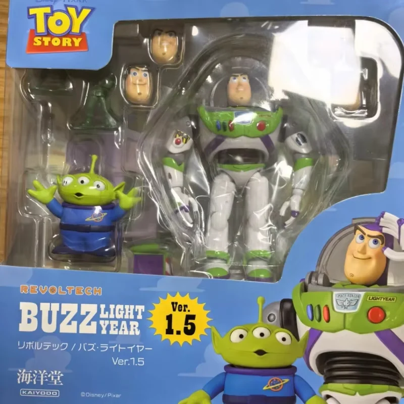 Original Kaiyodo Revoltech Toy Story Buzz Lightyear Woody Jessie ‌   Actionfiguren Anime Ornamente Sammlung Modell Spielzeug Geschenke