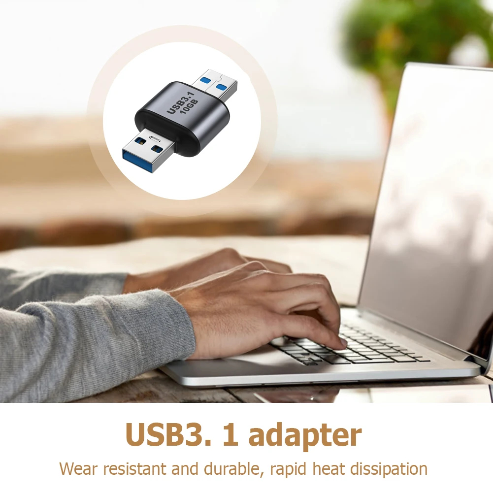 USB 3.1 to USB 3.1/Type C Adapter USB3.1 Gen2 Charging Data Transfer Converter