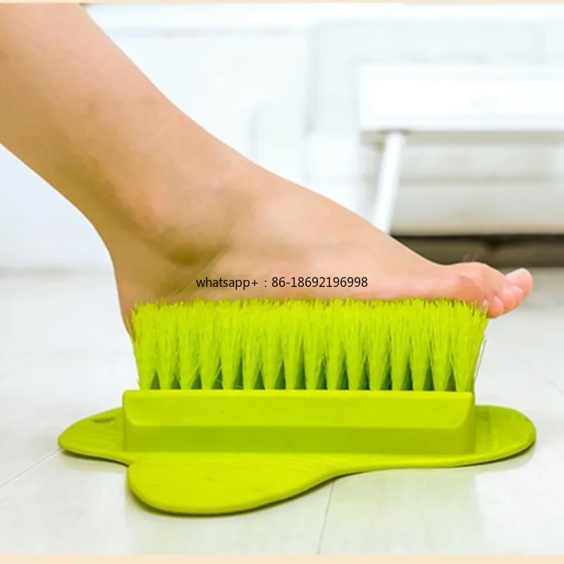 Floor Sticker , Brush ,Shoe Wearing Artifact Foot Washing Brush Foot Washing Artifact Lazy Slippers