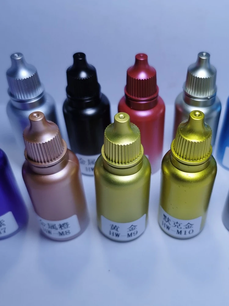 Metallic Paint Aqueous Nature Model Coloring  Coating Pigment Military Model MSE Gashapon Auto Salon Girls PaintingDIY 20ml