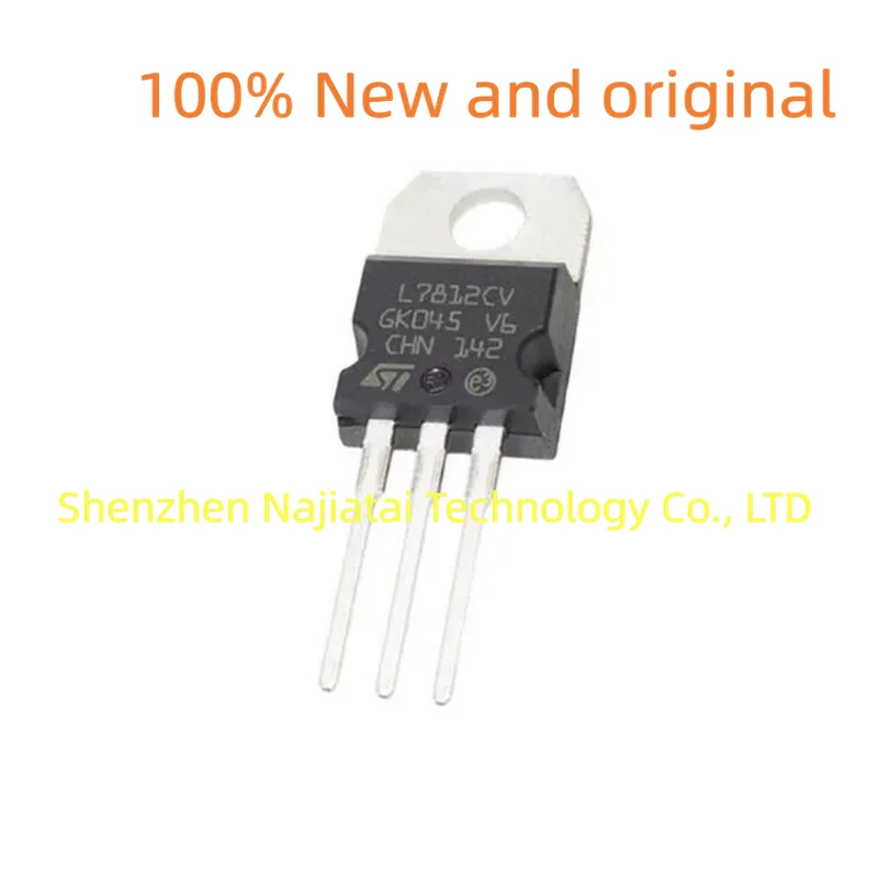 

10PCS/LOT 100% New Original L7812CV-DG L7812CV L7812 TO-220 IC Chip