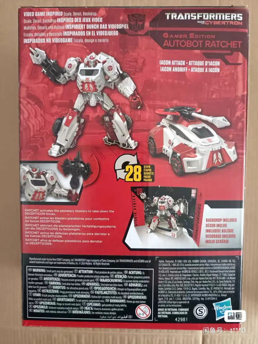 Takara Tomy Hasbro Transformers Giocattoli Serie WFC GE08 09 Decepticons Autobot Cricchetto Figure Giocattolo Transformers Figure Robot Giocattoli