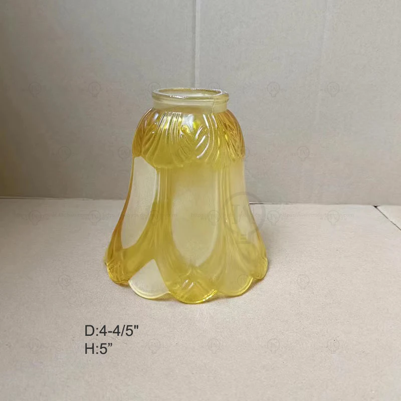 Ceiling Fan Glass Lampshade Replacement, DIY Glass Cover for Ceiling Light Wall Light Mirror Headlight Light Fixture Parts