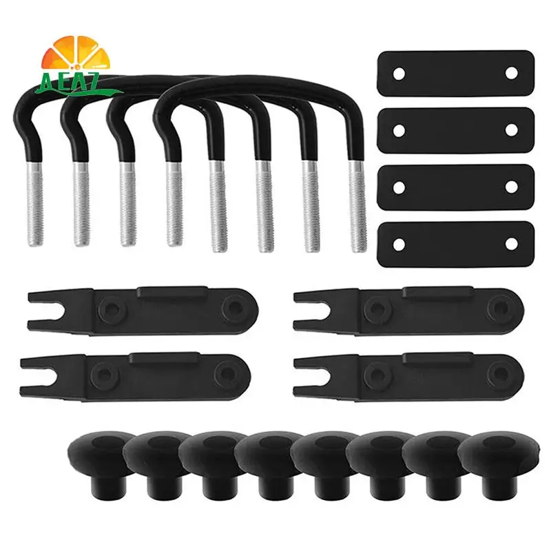 

AEA7-4 PCS Car Roof Luggage Accessories Van Mounting Accessories Kit Roof Box Bracket Mounting Accessories Kit