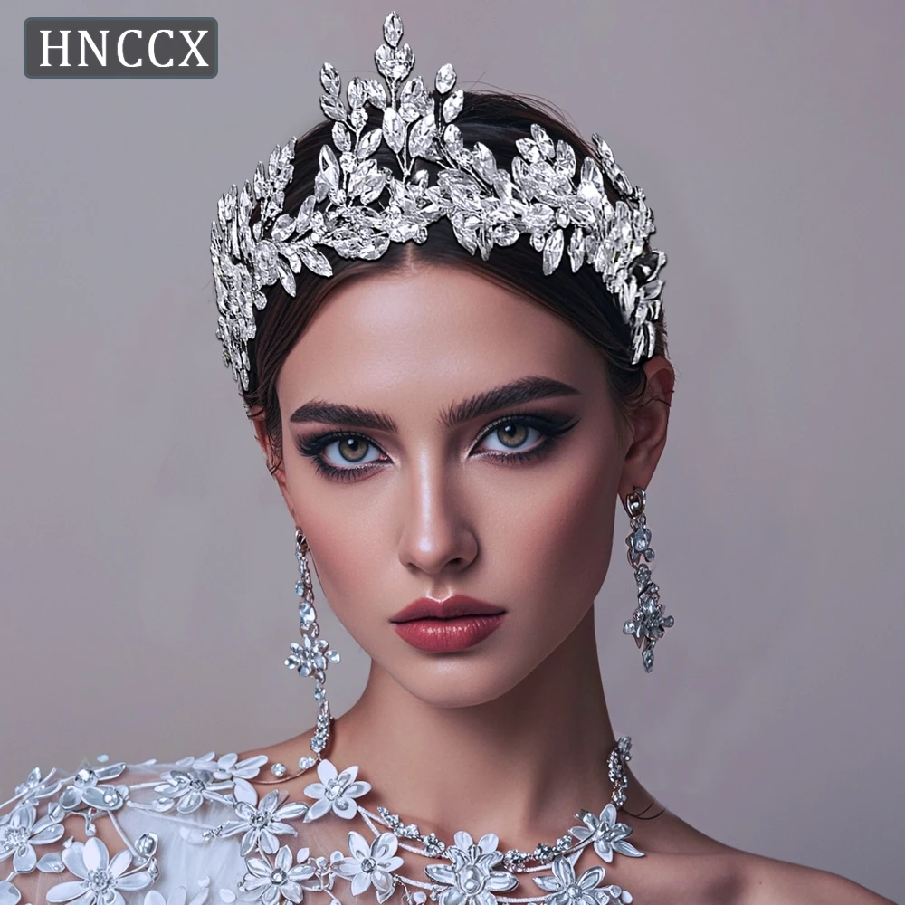 

HNCCX Luxury Rhinestone Headband Bridal Wedding Hairband Woman Hair Accessories Dancing Party Hair Hoop Bride Headpiece CP868