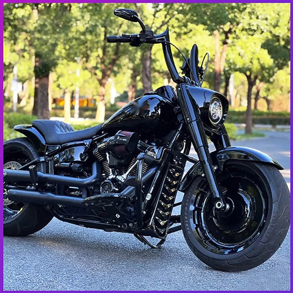 For Harley Softail 2018-Up Engine Guard Crash Bar Fat Boy Street Bob No-Drill Accesorios Moto