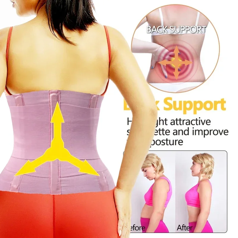 Gorący pas modelujący sylwetkę gorset modelujący talię trymer do brzucha płaszcze pasy treningi odchudzanie pasek gorset pas wyszczuplający w talii Wrap bielizna modelująca — zdjęcie 5