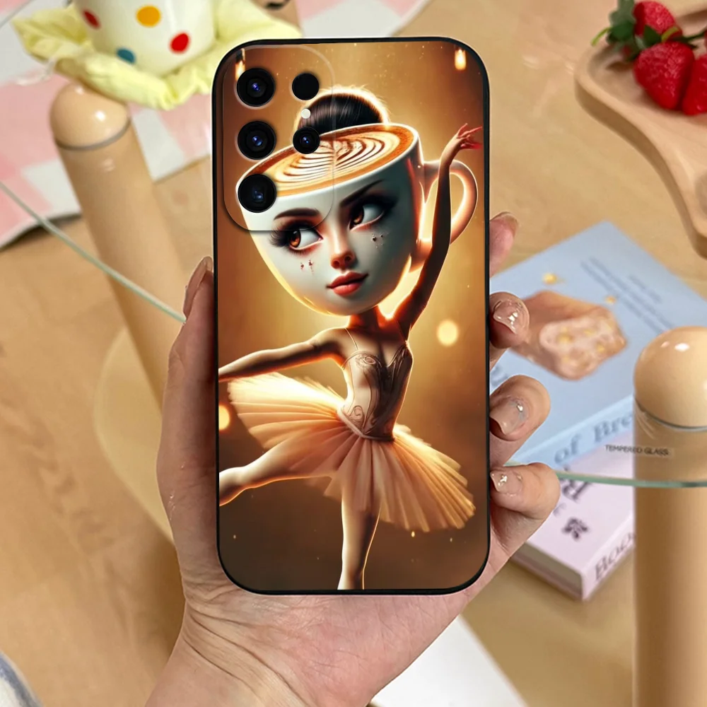 อิตาเลี่ยน Brainrot สัตว์สร้างสรรค์เคสโทรศัพท์ FUNDA สําหรับ Samsung S25 S24 S23 S22 S21A56 A55 FE ULTRA PLUS ซิลิโคนนุ่มปกสีดํา