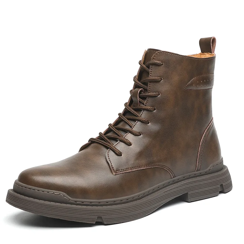 

Ботинки, мужская обувь, повседневная обувь, классические ботильоны, модные офисные вентилируемые универсальные мотоциклетные мужские ботинки, мужские ботинки