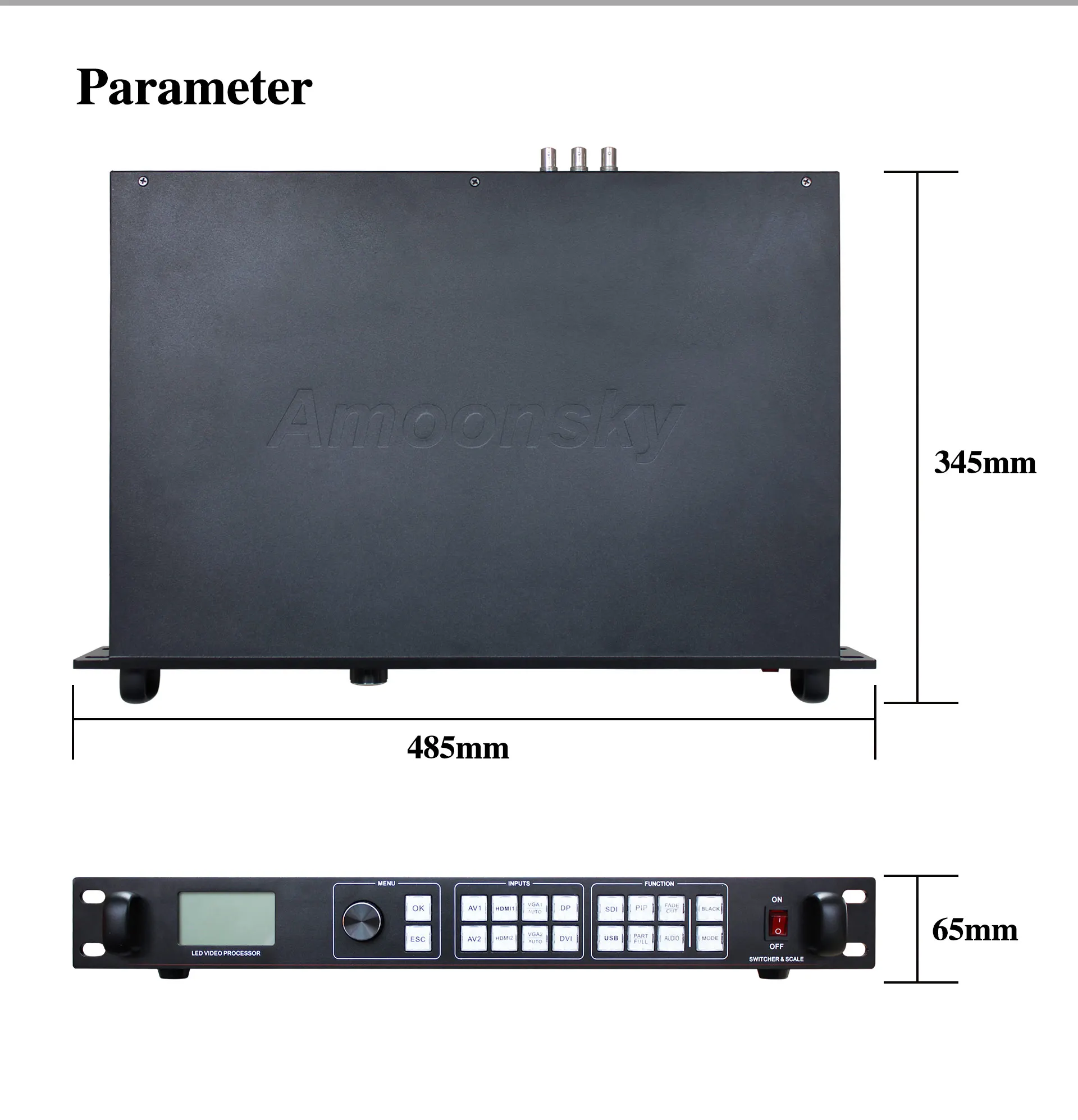 Leds All-in-one Led Screen Video Processor AMS-LVP915 and TS802D Similar Novastar VX400 for Led Display Screen