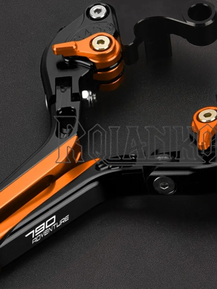 CNC Adjustable Folding Brake Clutch Levers For 790 ADV 790 Adventure R 2017 2018 2019 2020 2021 2022-2025 Motorcycle Accessories