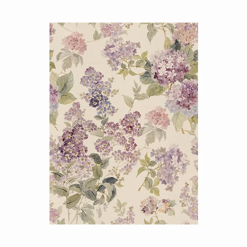 Floral Peel and Stick Wallpaper Bedroom Boho Contact Paper for Home Hotel Cabinets Self Adhesive Vintage Flower Wallpapers Vinyl