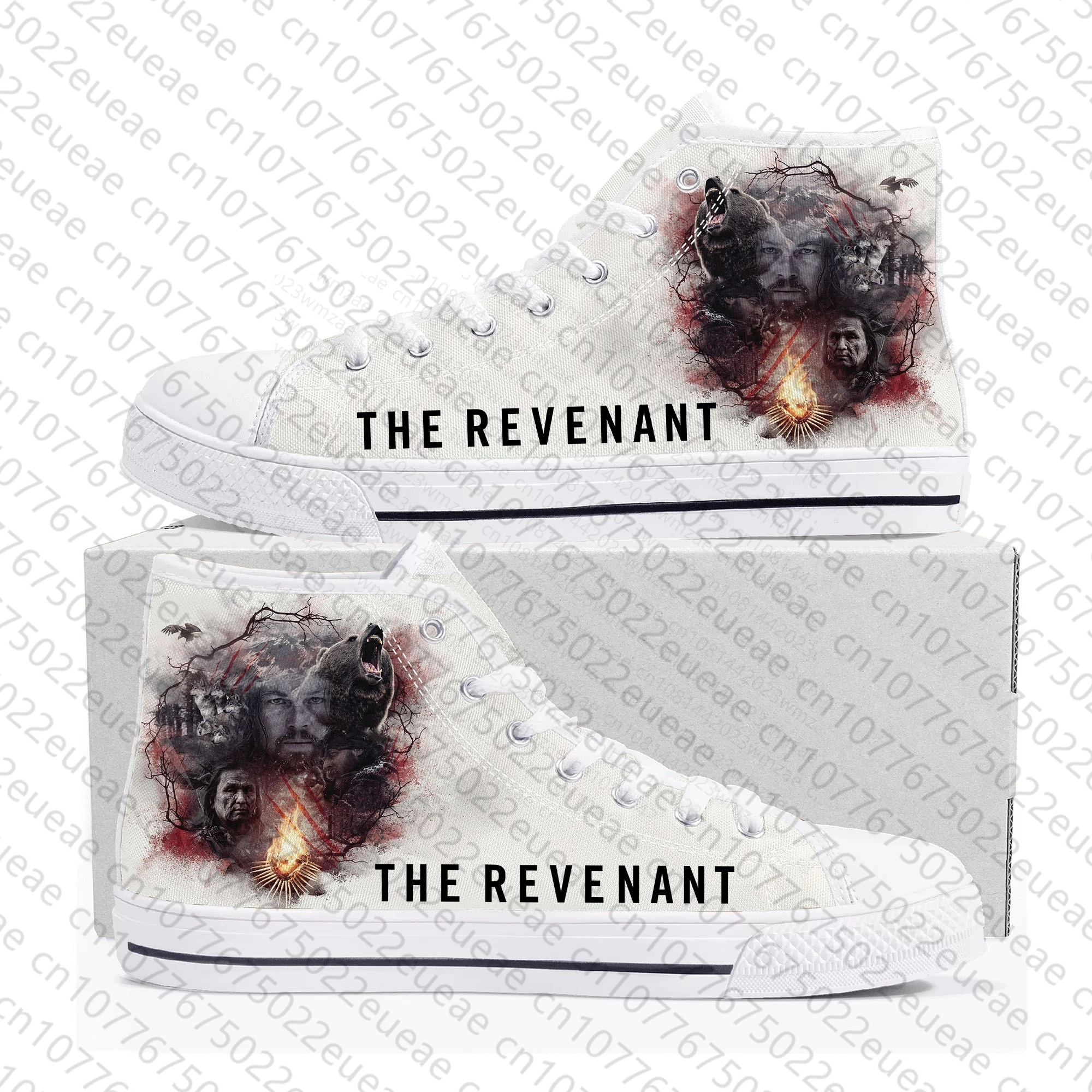 Revenant-Zapatillas altas de lona para hombre y mujer, zapatos informales personalizados, Leonardo DiCaprio, alta calidad