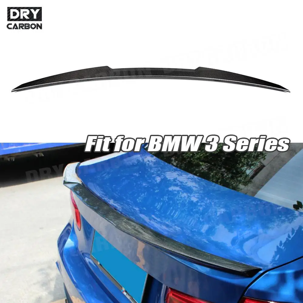 

Carbon Fiber Rear Spoiler Wing Boot Lip Rear Deck Spoiler for BMW 3 Series F30 F80 M3 Sedan 2012-2018 Rear Boot Decoration