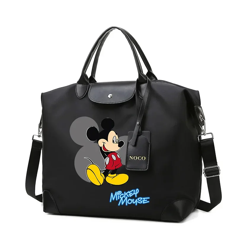 Mickey Minnie Mouse Disney Tote Bag Cartoon Figure Handbag Travel Outdoor Portable Pack Large Capacity Carry on Luggage Gifts