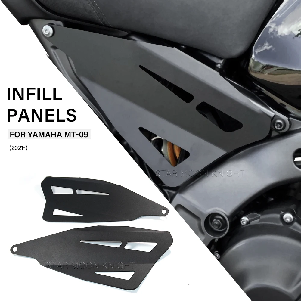 

For Yamaha MT09 MT-09 MT 09 2021- Motorcycle Rear Infill Panels Aluminum Accessories Frame Infill Side Panels Fairing Footrest