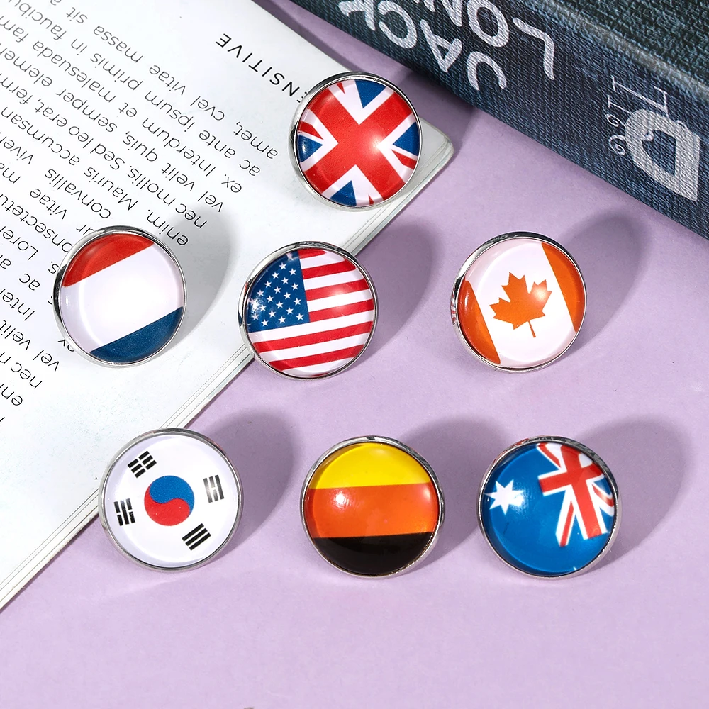 국기 컬렉션 유리 핀 미국 영국 프랑스 독일 한국 호주 - Home Decor Canada 리뷰 및 가격