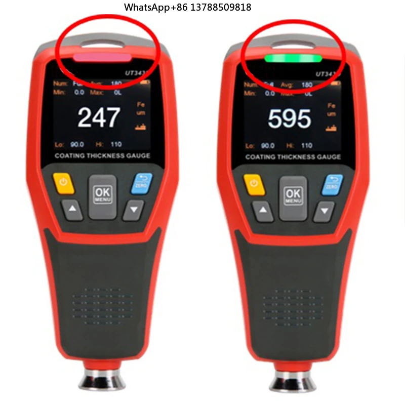 Factory Digital Car Paint Tester Coating Thickness Gauge in Stock Thickness Gauge Meter view 5