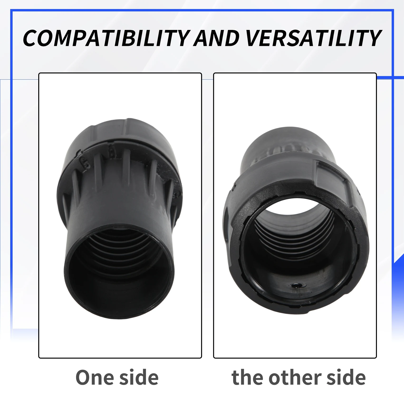 A84G DWV9000 Universal Quick Connector 1-1/4 Inch Dust Collection Adapter for Vacuum Hose on Sander, Miter Saw, 2 Pack, Durable