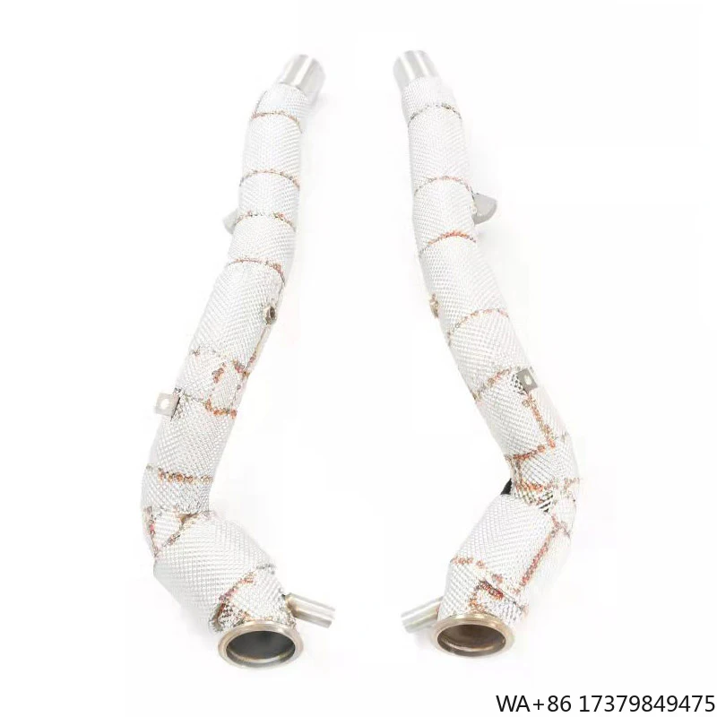 

High Quality Exhaust Catalytic Converter Downpipe for Ferrari California T 3.8T 2015-2016 304 Stainless Steel Exhaust Pipes