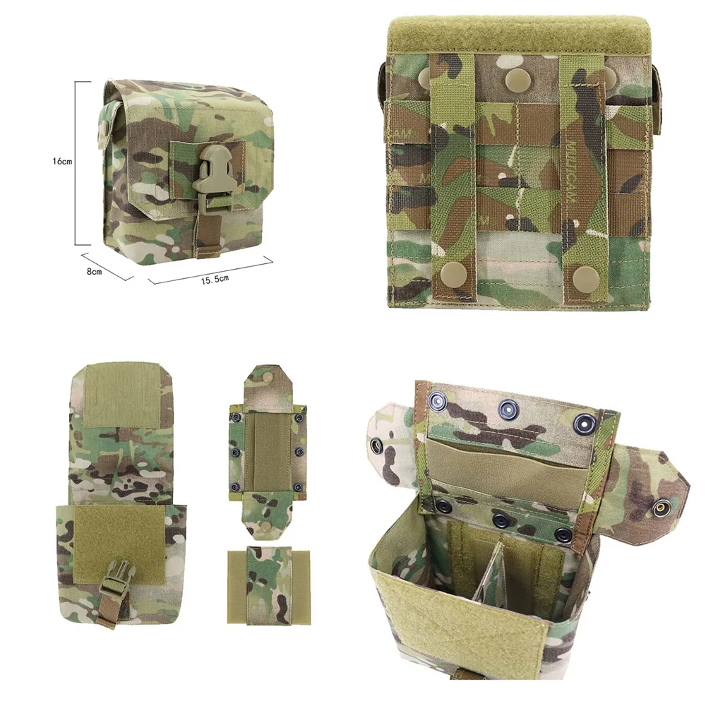 

M60 practical Sundry Bag for Outdoor Sports, Tactical Accessory Kit, MOLLE System Bag Package, 200RD