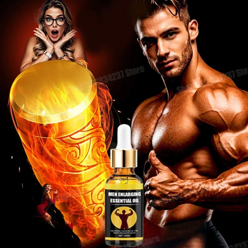 Big, men's massage essential oil