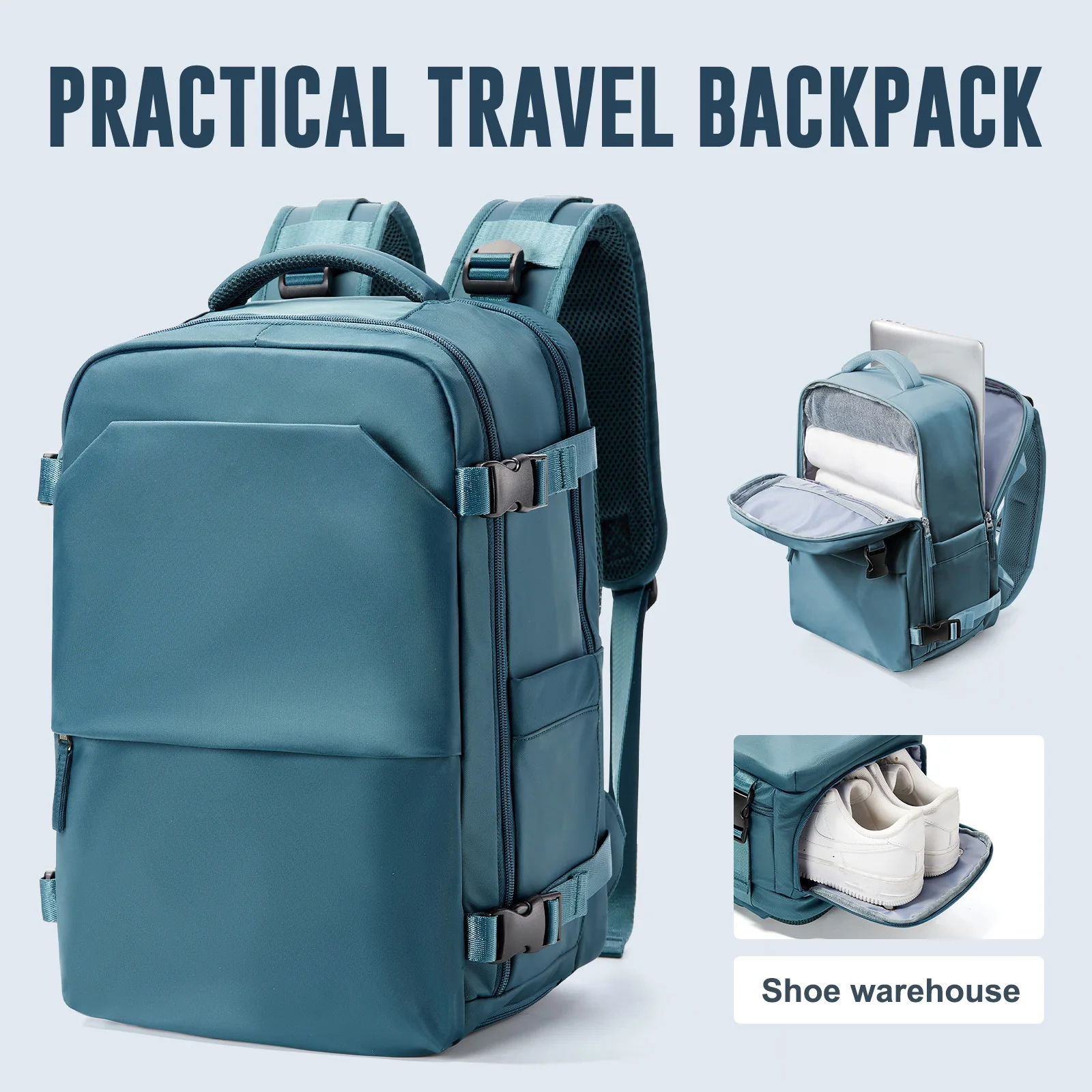 Men Travel Backpack Business Cabin Backpack Laptop Bag Large Capacity College Backpack Expand Outdoor Airback Backpack Duffels