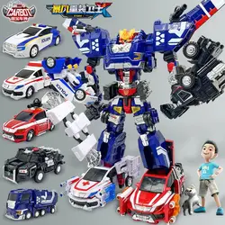 헬로카봇 Hello Carbot Penta Storm X Transformation Robot Anime Action Figures 5 In 1 Cars Combination Model Sets Boy Kids Toys Gift