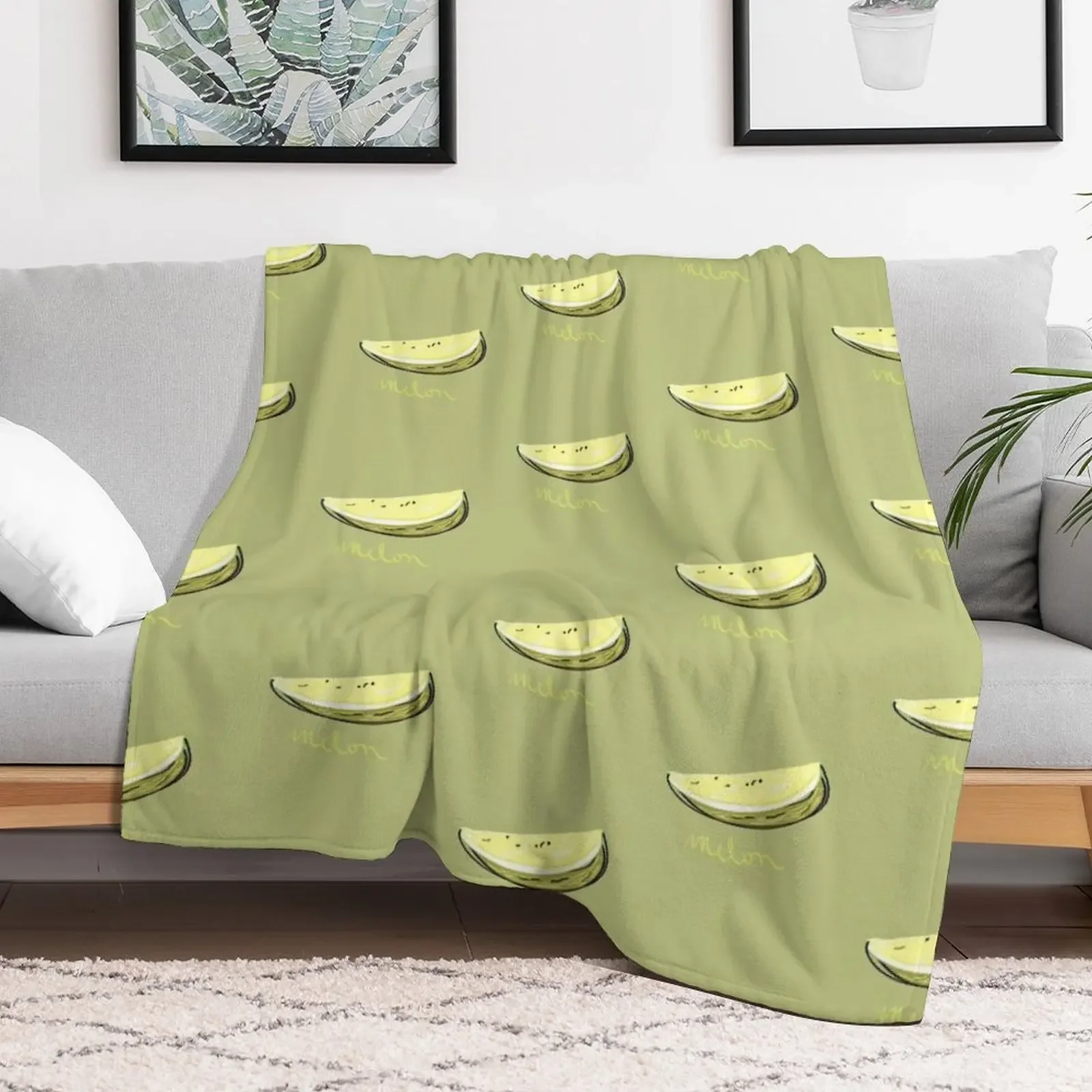 Fun melon Throw Blanket Soft Plush Blanket as Housewarming Gift