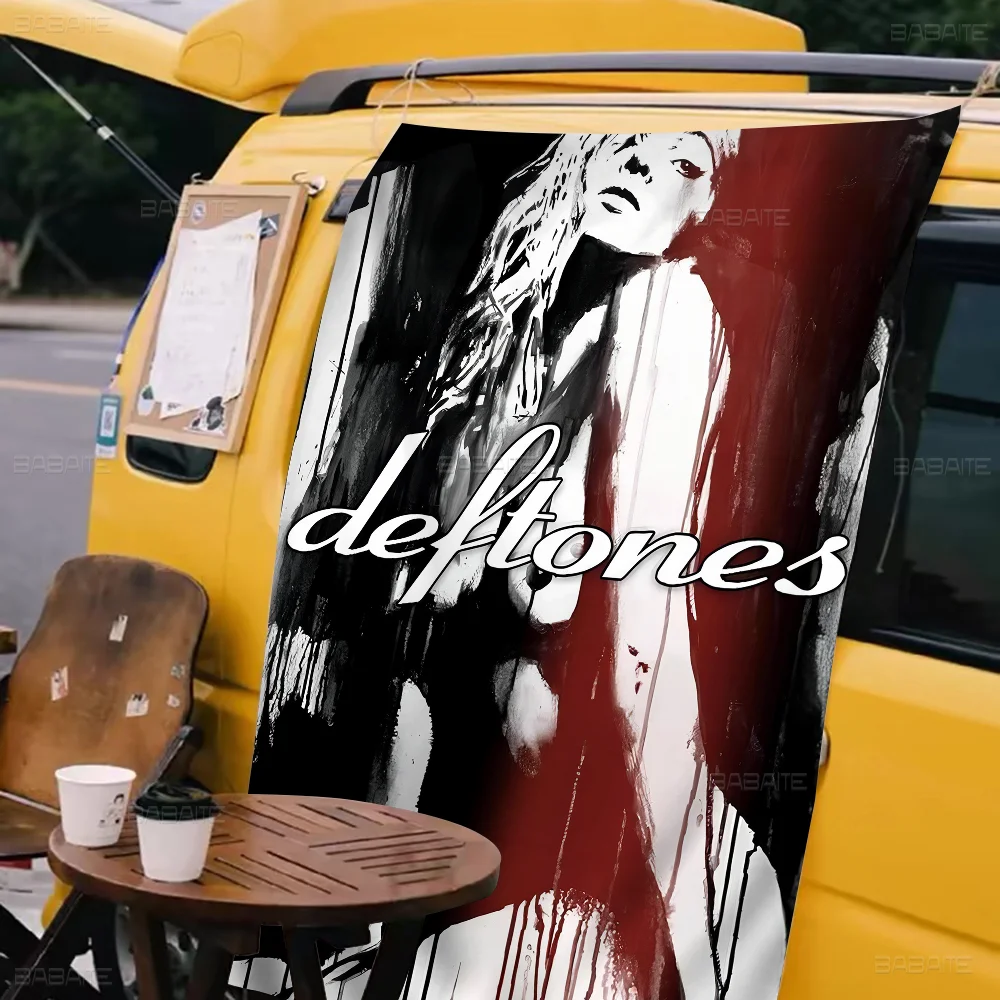 Hip Hop Singer Star Deftones Printed Large Flag Art Science Fiction Room Home Decor Decor Banner