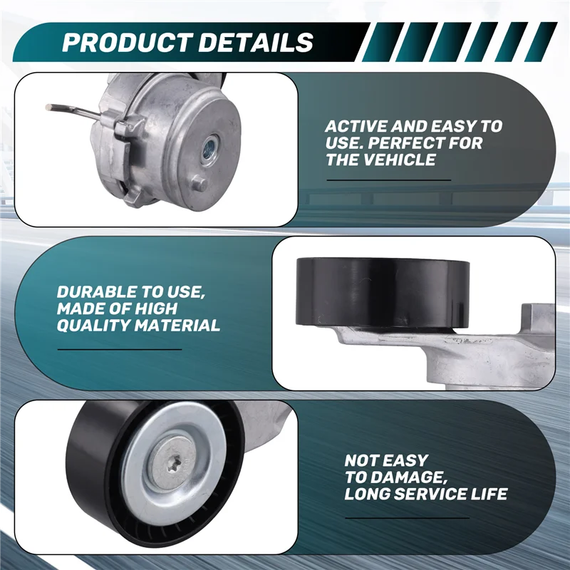 

25281-2R001 Натяжитель ремня шкива двигателя автомобиля для Hyundai Santa Fe Tucson Kia Sorento Sportage Carnival 2020-25281-2R000