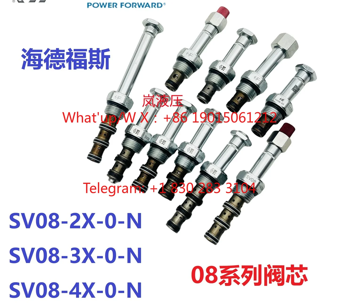 Cartridge Valve Solenoid Valve SV08-22 SV08-30 SV08-40 08-47