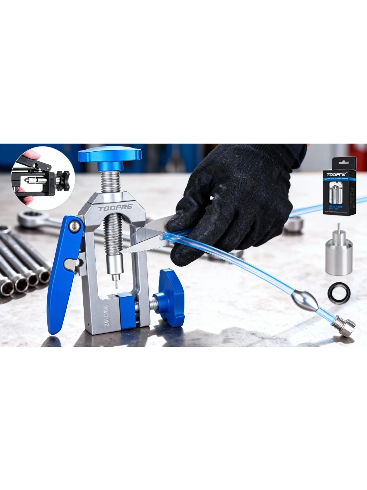 AliExpress TOOPRE Hydraulic Disc Brake Hose Cutter Multifunctional Bicycle Oil Needle Installation Tool Universal Simple Operation