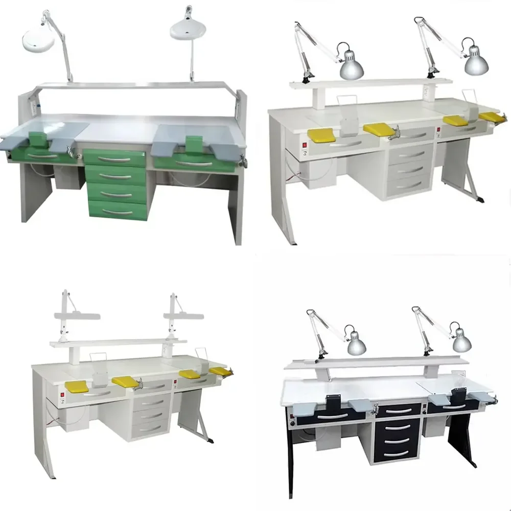 【2026】 Technician Lab Workstation with Table Laboratory Table for Double Persons