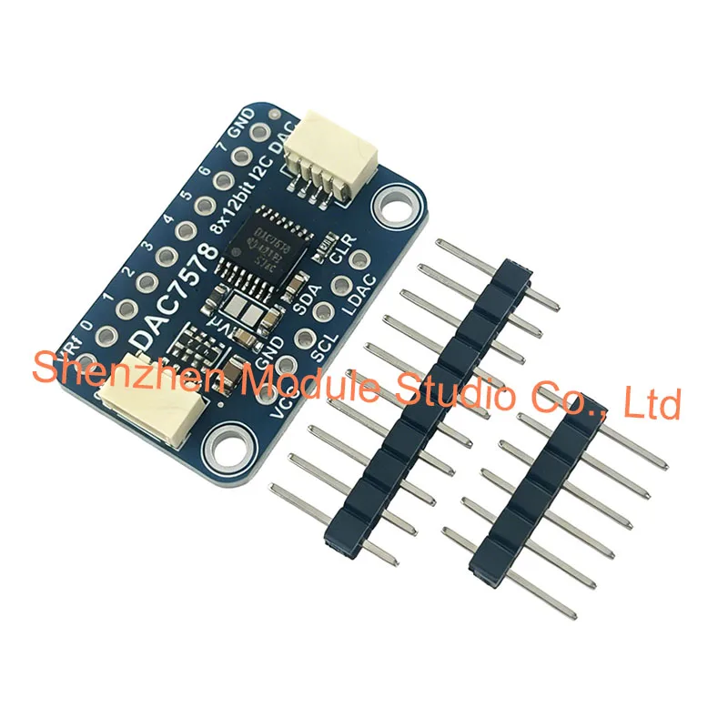 1PCS DAC7578 Breakout - 8 X Channel 12-bit I2C DAC - STEMMA QT / Qwiic DAC7578 Module Sensor