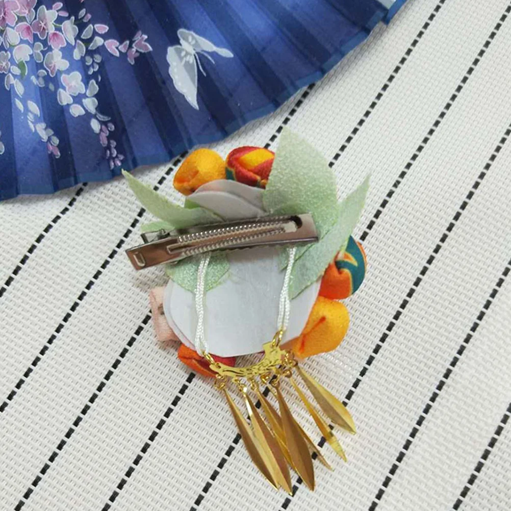 

2Pcs Exquisite Floral Headwear Fine Workmanship Beautiful Headband for Women Ladies Girls Fashion Accessory Yellow