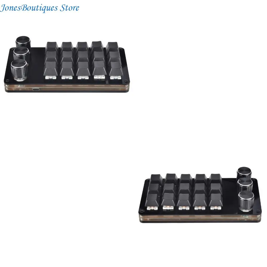 片手プログラマブルメカニカルキーボード-15-キーマクロキーボード-3-ノブ-w8ke