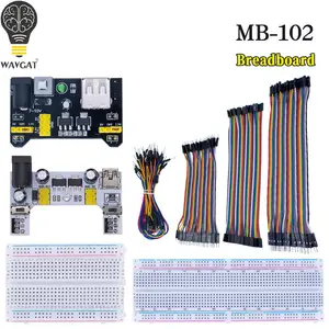 Новая макетная плата MB-102 MB102 400 830, печатная плата без пайки, тестирование разработка, для самостоятельной сборки, для лаборатории arduino SYB-830