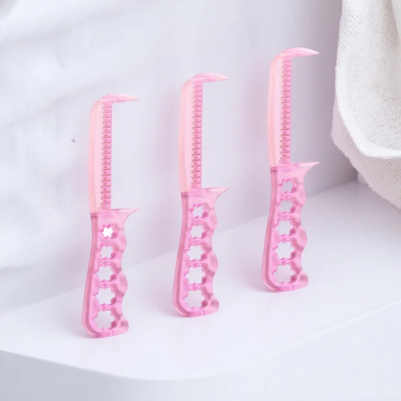 

3Pcs Brush Synthetic Wire Comb Hair Extension Care Lightweight Portable Hairbrush for Wigs Salon Barber Use Hair Styling