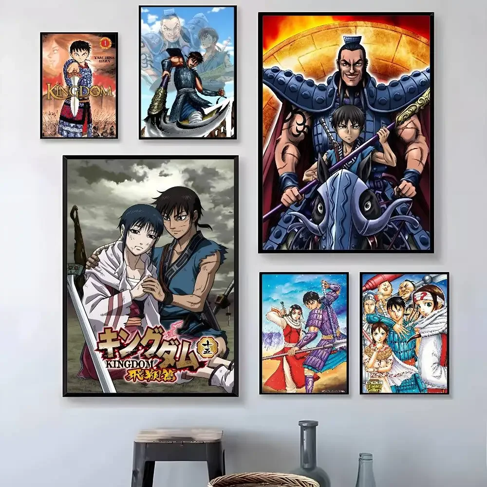 ملصق حائط فني عالي الدقة مقاوم للماء من K-Kingdom Manga Anime مطبوع ذاتي اللصق. ديكور غرفة المنزل الجمالي لغرفة المعيشة وغرفة النوم