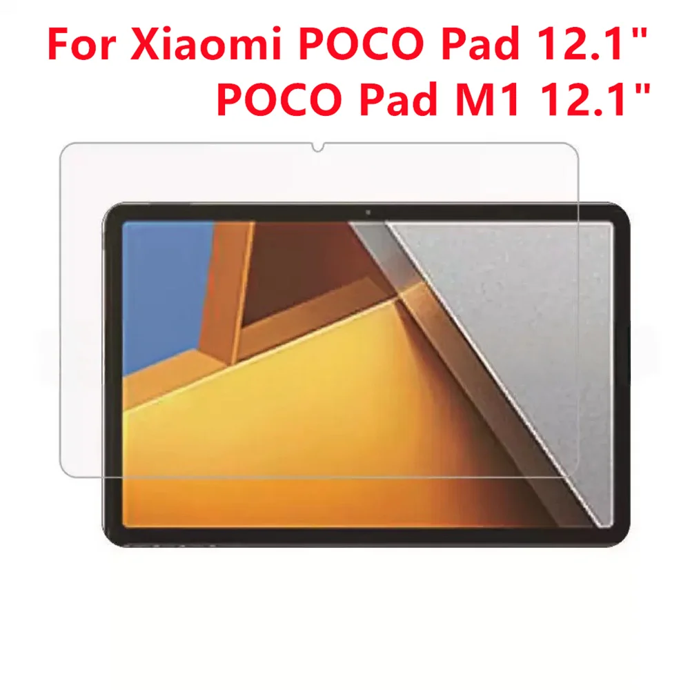 1 Stück gehärtetes Glas Displayschutzfolie für Xiaomi Poco Pad M1 12,1 X1 11,2 Zoll Anti-Scratch Anti-Fingerprint Schutzfolie
