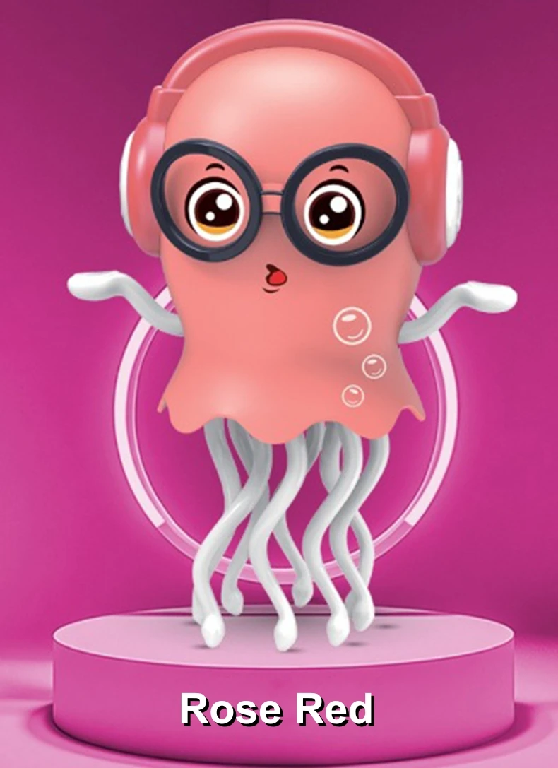 Magical Dancing Octopus Interactive Electric Octopus Toy Dancing with Music Lights Electronic Pet Stress Relief Gift Home Decor