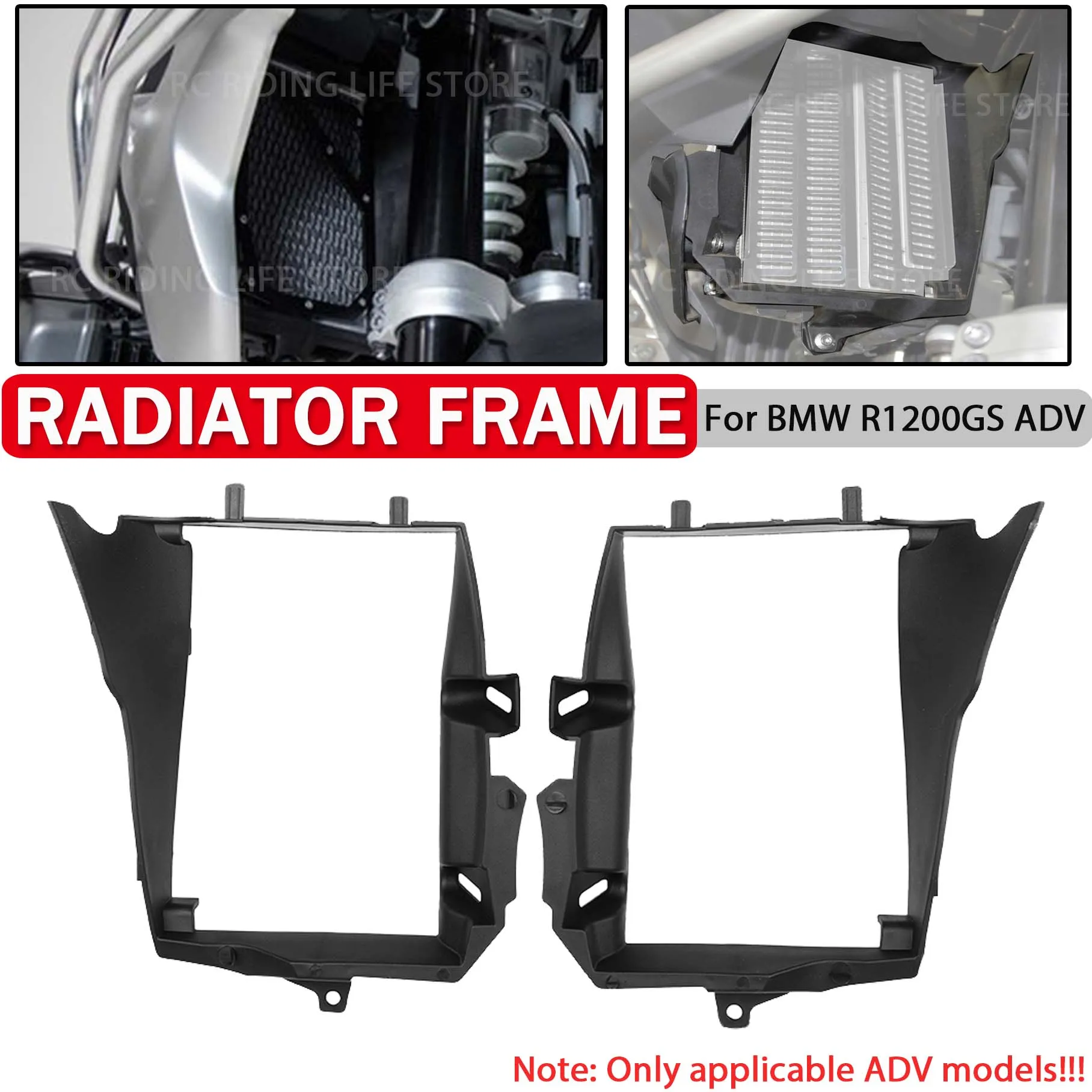 

Motorcycle Radiator Cover Frame For BMW R1200GS R 1200 GS 1200GS R1200 GS ADV Adventure 2014-2017 2018 Cooled Grille Shell Guard