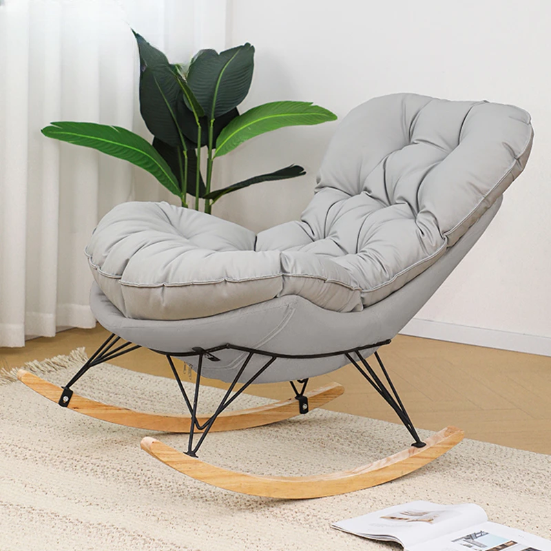 Luxury Reclining Chair Makeup Modern Living Room Armchair Bedroom Relax Armchairs Chaise Lounge Chair Rocking Nail Salon Sofa BL